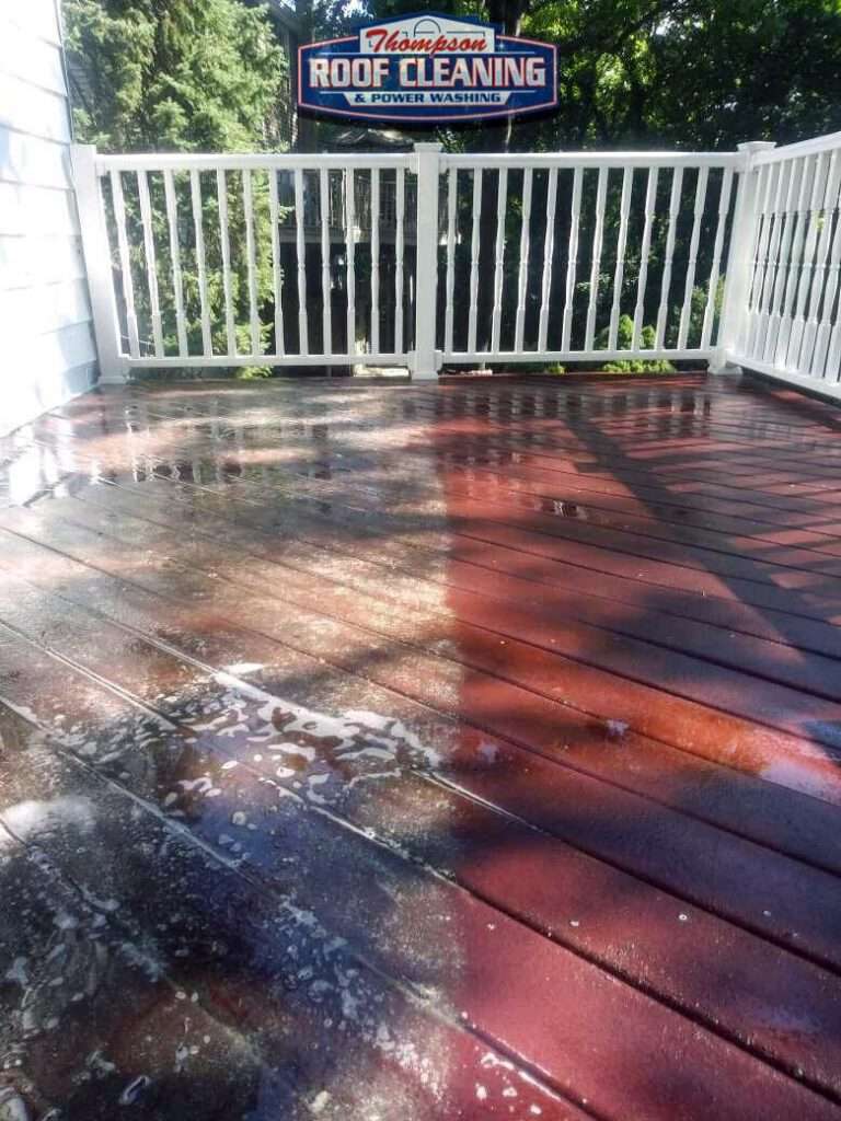 Before And After Deck Cleaning Service, Maplewood NJ 07040