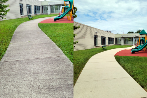 NJ sidewalks & driveways power washing service since 1996!