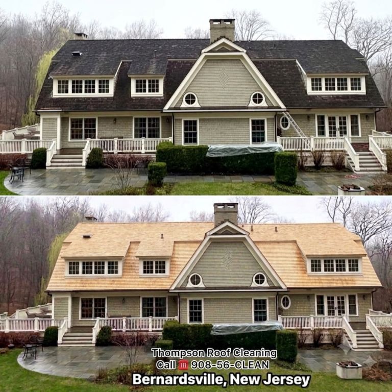 Cedar Roof Cleaning, Bernardsville NJ 07924