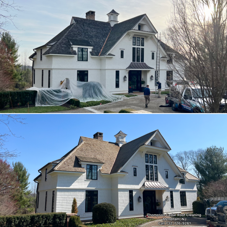 Cedar Roof Cleaning, Mendham NJ 07960
