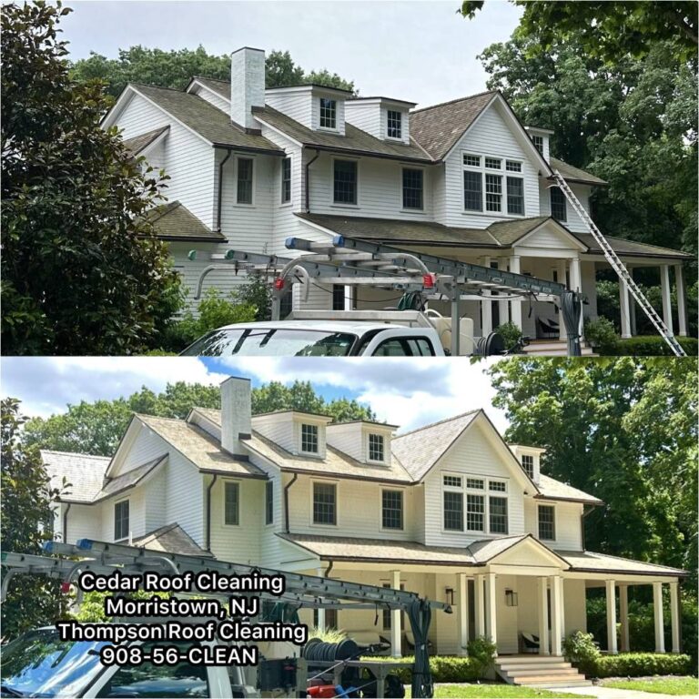 Cedar Roof Cleaning, Morristown NJ 07960