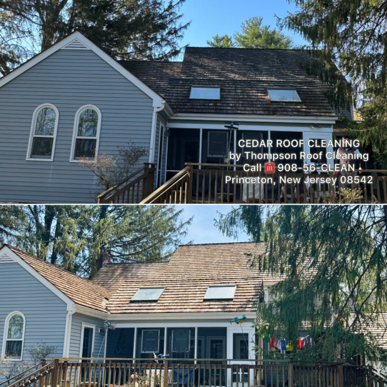 Cedar Roof Cleaning, Princeton NJ 08542