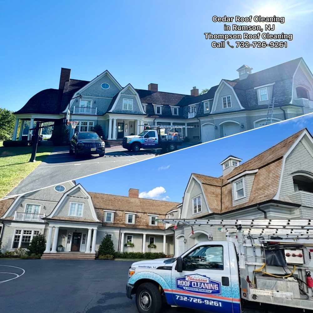 Cedar Roof Cleaning, Rumson NJ 07760