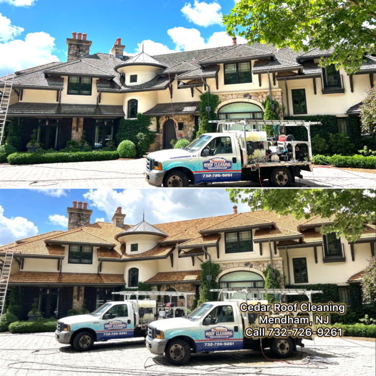 Cedar Roof Washing, Mendham NJ 07945